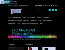 Tablet Screenshot of lumenphoton.com